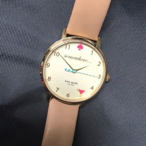 Kate Spade 5 O’Clock Somewhere watch tan band